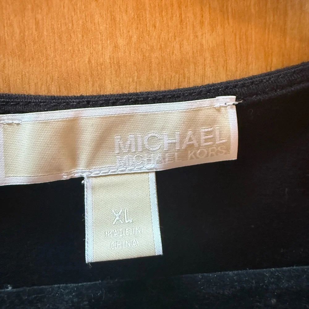 Michael Kors Black Knit Top